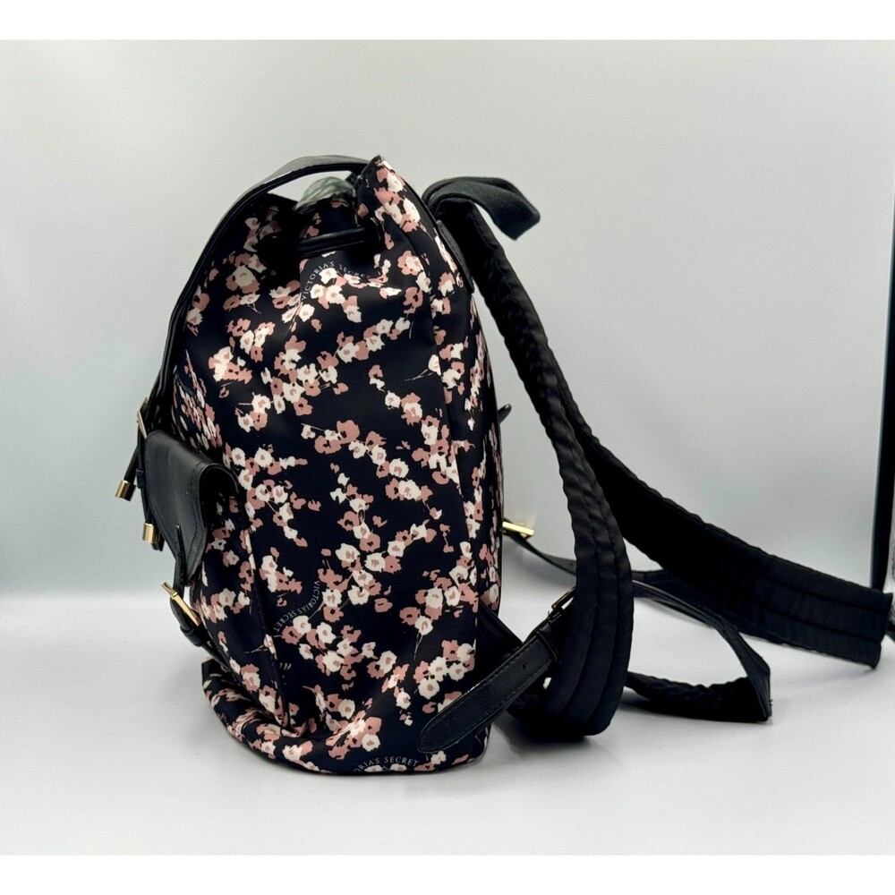 VICTORIA'S SECRET 6 Piece Midnight Rose Travel Make-Up Train Case Backpack NWOT! - Picture 8 of 13